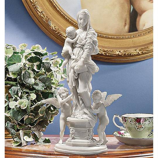 Madonna of the Harpies Bonded Marble Statue image 0